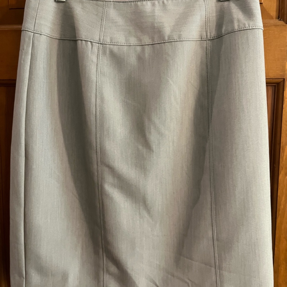 Worthington Light Gray Pencil Skirt